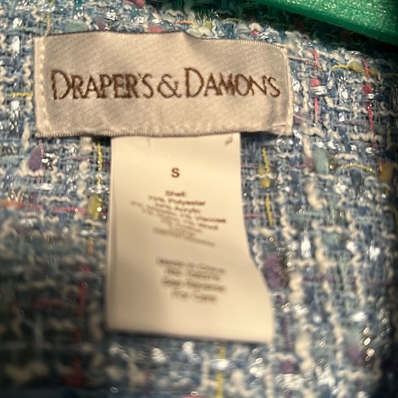 Diapers & Damon jacket baby blue size with metallicc thread, size Sml - Picture 5 of 7